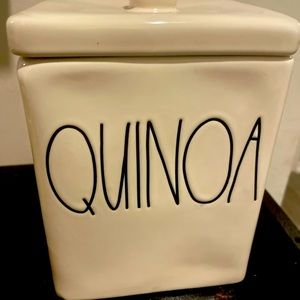 Rae Dunn quinoa canister